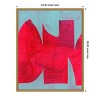 Amanti Art Magenta Ribbon I  by Cartissi Framed Canvas Wall Art - 3 of 4