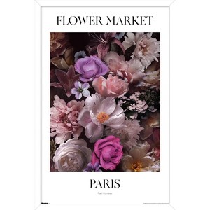 Trends International Reinders: Flowers - Parc Monceau Paris Framed Wall Poster Prints - 1 of 4