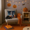 Tramull Halloween Throw Pillow, 14x14 Inch Indoor Outdoor Decorative Pet Theme Pillow - 3 of 4