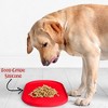 DogBuddy Dog Food Mat, Waterproof Dog Bowl Mat, Silicone Dog Mat for Food and Water, Pet Food Mat with Edges, Nonslip Feeding Mat - 4 of 4