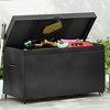 XINGHANZHENXUAN 200 Gallon Wicker Deck Box with Wheels, All-Weather Outdoor Storage Box for Patio Furniture, Pool Storage and Garden Tools - 3 of 4