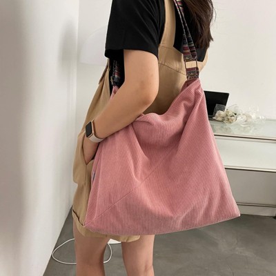 BEAFUP Tote Bag Women Large Crossbody Bag Stylish Handbag for Women Corduroy Hobo Bag Fashion shoulder Bag Purse