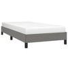 vidaXL Bed Frame Dark Gray 39.4 in.x74.8 in. Twin Fabric - 3 of 4