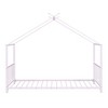 YOOCOZZ Twin Size Metal House-Shaped Platform Bed with Slat Kit - 2 of 4