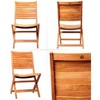 Amazonia Certified Teak 100 FSC Folding Armchairs - 4 of 4