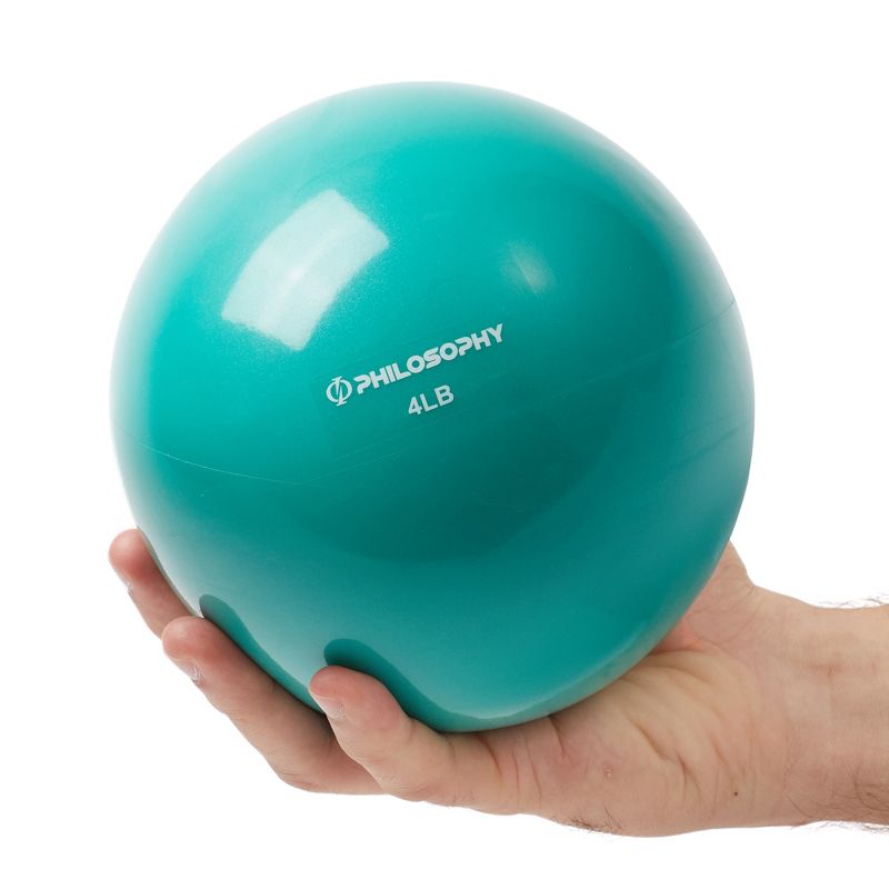 Philosophy Gym Toning Ball - Soft Weighted Mini Medicine Ball, 2 of 7