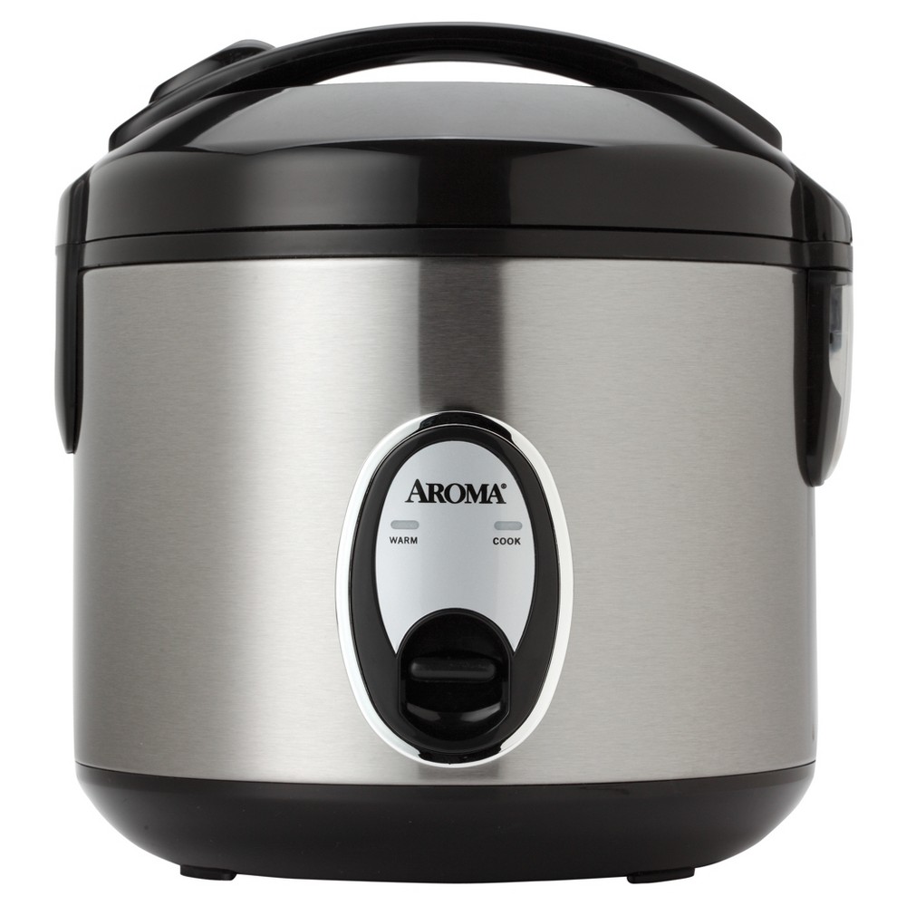 Photos - Multi Cooker Aroma 8 Cup Rice Cooker - Stainless Steel ARC-904SB 