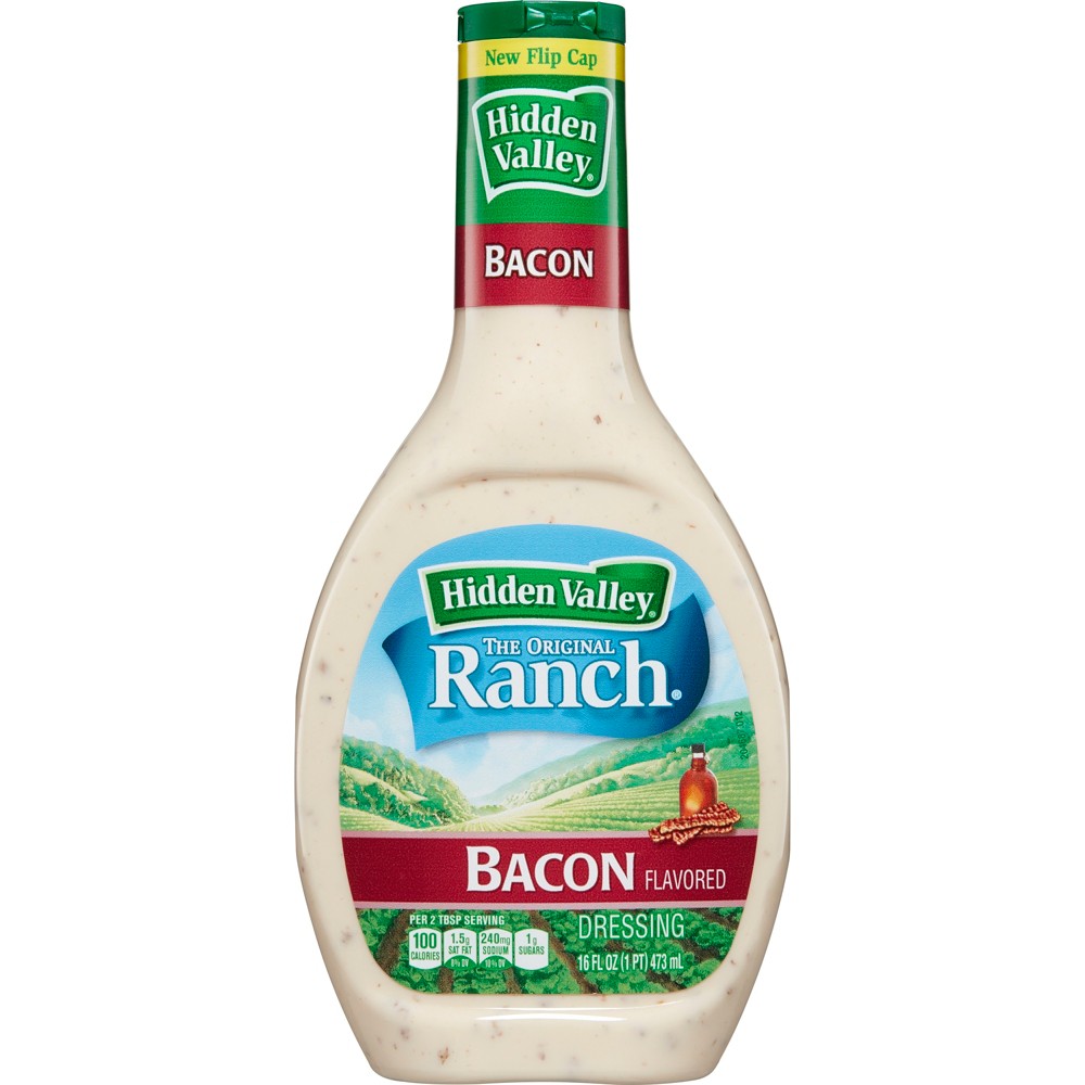 UPC 071100005721 product image for Hidden Valley Bacon Ranch Salad Dressing 16 oz | upcitemdb.com