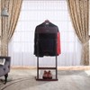 Proman Products Norstar Suit Valet Stand VL16245 with Detachable Hanger, Trouser Bar, Tie Bars, Mirror Tray & Drawer, 20”W x 15” D x 49”H, Mahogany - 3 of 4