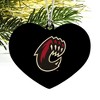 Central Washington University Secondary Logo Heart Love Wood Christmas Tree Holiday Ornament - 2 of 3