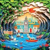 Trefl Red 40th Anniversary London 1000 Piece Paper Art Puzzle - 3 of 3