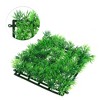 Unique Bargains Artificial Plastic Lawn for Fish Tank Landscape Decoration Green 6.3x5.91 Inch - 3 of 4