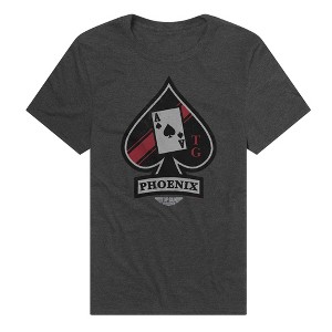 Men's Top Gun Maverick Phoenix Call Sign T-Shirt Charcoal X Large - 1 of 4