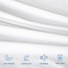Aoibox Waterproof Twin XL Mattress Protector 2 Pack Noiseless Breathable Fitted Sheet Pad Cover Machine Washable 14 Inch - 4 of 4