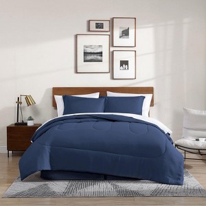 Swift Home | 8-Piece Ultra Soft Solid Bed-In-A-Bag Bedding Set - 1 of 4