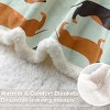 Boersma Dachshund Throw Blanket - Ultra Soft Dog Lover's Gift, Cozy Fleece for Couch, 50x60 Inches - 4 of 4