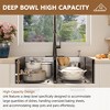 CASAINC 33" Topmount Double Bowl Stainless Steel Kitchen Sink with Bottom Grids and Strainers - 4 of 4