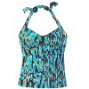 Women's Printed Halter Neck Tankini Swimsuit Top - LASCANA - 2 of 4