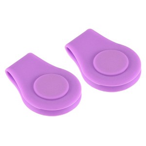 Unique Bargains Silicone Cap Clamp with Magnetic Removable Golf Hat Clips 2 Pcs - 1 of 4