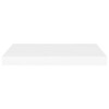 vidaXL Wall Shelf White Honeycomb MDF, metal Medium Floating Wall Shelf - 4 of 4