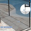 Swimming Pool Fence for Inground Pools, Removable Safety Pool Fencing with Aluminum Legs, Easy DIY Install Pool Fence for Backyard Garden Pool - 4 of 4