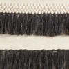 Saro Lifestyle Textured Woven Wall Hanging, 14"x34" Oblong, Black - 3 of 4