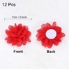 Unique Bargains Durable Versatile Chiffon  Artificial Flowers for Graduation Headbands 12 Pcs - 2 of 4
