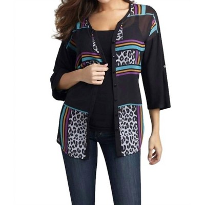 Women's Wild Hues Long Cardigan - ANGEL