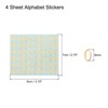 Unique Bargains 3D Small Self-Adhesive 1 to 9  Number Resin Stickers 4 Sheets - 2 of 4
