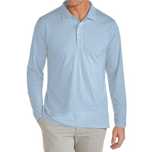 Jump Start Men's Modern Fit Long Sleeve Polo Shirt - 1 of 2