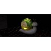 Ultimate Innovations Snail Lighted Garden Friend Glass & Resin Outdoor Decorative Scultpure Green & Yellow - 2 of 4