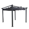 Patti 13x10ft Outdoor Gazebo, Patio Pergola with Canopy Sunshelter for Garden, Backyard, Outdoor Furniture- Maison Boucle - 2 of 4
