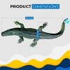 MameJo Alligator Toy | 16 Inch American Alligator Reptile Toys | Hand Painted Realistic Animal Toy Figures for Home Décor Or 3D Shapes for Teaching - image 3 of 4