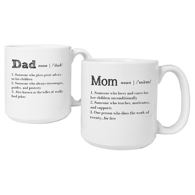 mom and dad coffee cups