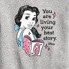 Boys' - Disney - You Are Living Your Best Story Graphic Long Sleeve Fleece Sweatshirt - 2 of 4