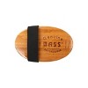 Bass Pet Brushes Style & Detangle Pet Brush with 100% Premium Alloy Pin Pure Bamboo Handle Palm Style Dark Bamboo - 2 of 4