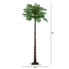 Nearly Natural 6-ft UV Resistant Lighted Artificial Palm Tree with 206 Warm White LED Lights (Indoor/Outdoor) - 2 of 4