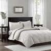 Gracie Mills Gayle 3-Piece Casual Geometric Velvet Quilt Set - 2 of 4