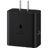 SAMSUNG 50W Duo Power Adapter Wall Charger, 2 Ports, Super Fast Charging 2.0 for Galaxy Phones, Tablets, USB Type C Devices, EP-T5020XBEGUS, Black - 2 of 4