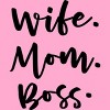 Women's Design By Humans Wife. Mom. Boss. By TheBlackCatPrints Racerback Tank Top - 2 of 2