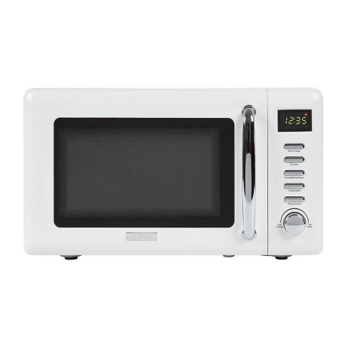 Retro 0.7 Cubic Foot 700-Watt Countertop Microwave Oven - Aqua