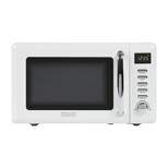Haden Heritage 700W 0.7 cu ft Countertop Microwave Oven - Ivory