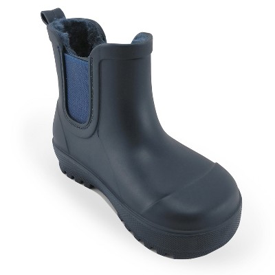 BEARPAW Toddler Chelsea Rain Boots with Faux-Fur Lining