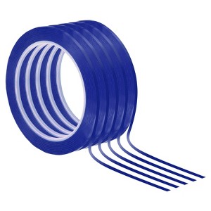 Unique Bargains Adhesive Versatile DIY Art Graphic Chart Thin Whiteboard Tape 5 Pcs - 1 of 4