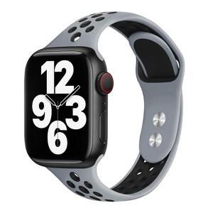 HTUTWOOO Compatible with Apple Watch Band 45mm 44mm 46mm 42mm 49mm Ultra 2,Soft Silicone Sport Bands Wristband Replacement Strap for iWatch SE Series - 1 of 4