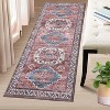 Area Rug - Soft Stain Resistant Carpet with Non-Slip Low Pile Indoor Floor Cover for Living Room Bedroom Office - 2 of 4