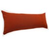 HomeRoots 14" X 36" Red And White 100% Cotton Geometric Zippered Pillow - 4 of 4