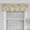 RLF Home 100% Cotton High Quality Beachbound Tailored Window Valance with 1.5" Rod Pocket 50" W X 12" L Blue - 2 of 4
