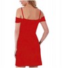 InstantFigure Short Off Shoulder Cowl Neck Dress 169460 - 4 of 4