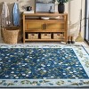 Martha Stewart Floral - MSRW195 - Indoor Power Loomed Machine Washable Skid-Resistant Rugs - 2 of 4